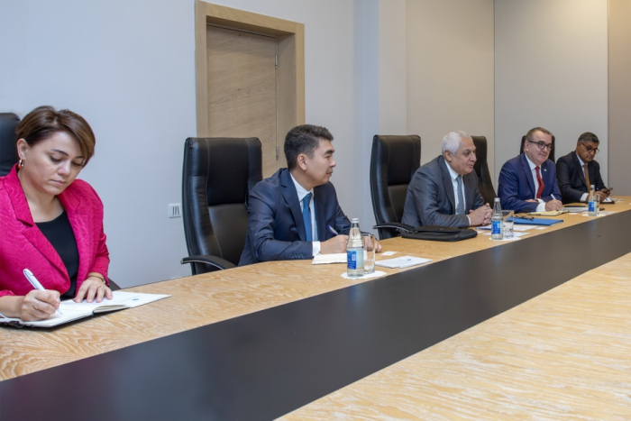 Ministro de Energía de Azerbaiyán se reúne con el director general de la Corporación Islámica de Seguros de Inversiones y Créditos a la Exportación