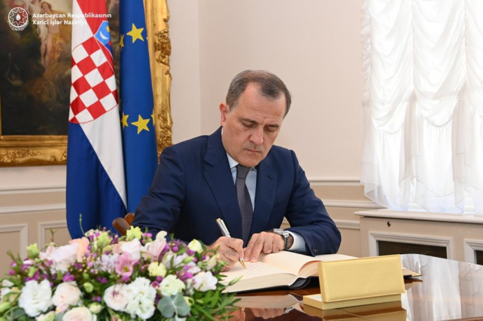  Jeyhun Bayramov besprach die bilateralen Beziehungen mit dem kroatischen Premierminister   - FOTOS    