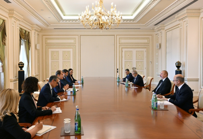   Presidente Ilham Aliyev recibió a la delegación del Banco Europeo para la Reconstrucción y el Desarrollo  