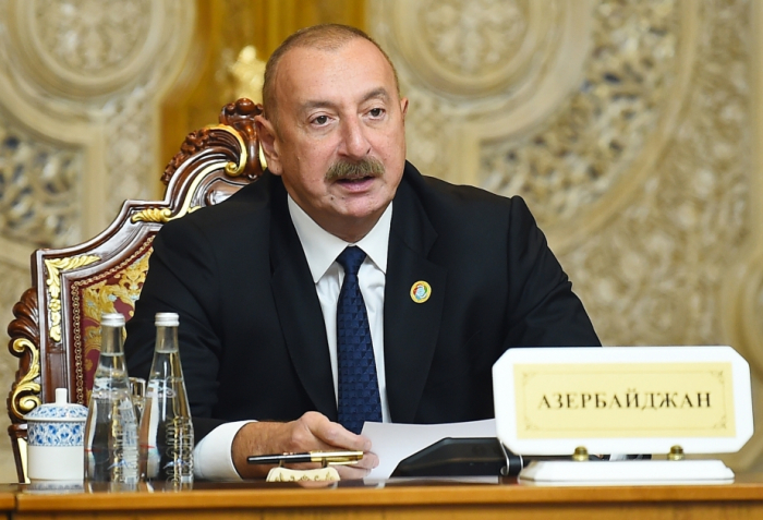   Ilham Aliyev : L’Azerbaïdjan modernise le chemin de fer Bakou-Tbilissi-Kars  