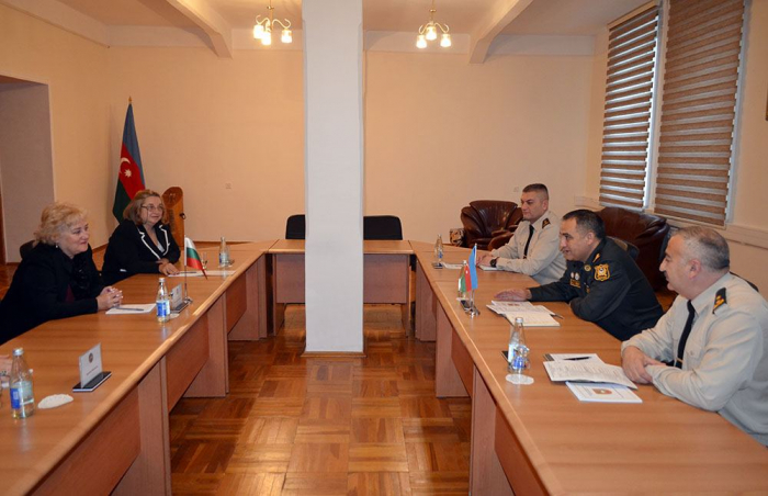 National Defense University holds meeting with Bulgarian delegation in Baku