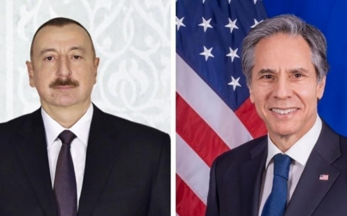   US-Außenminister Anthony Blinken rief Präsident Ilham Aliyev an  