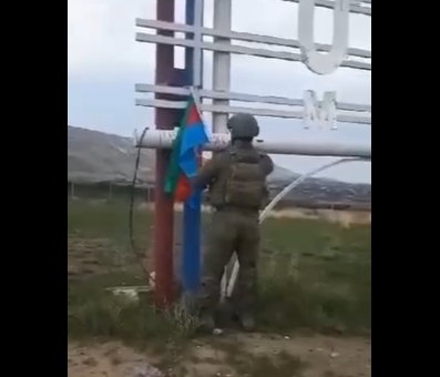  Azerbaijani flag raised in Aghdara -   VIDEO    