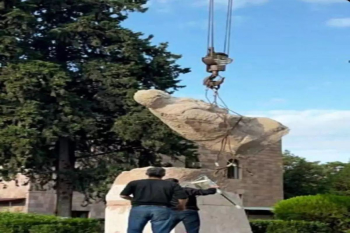   Monument to Armenian terrorist in Khojavend -   PHOTO    