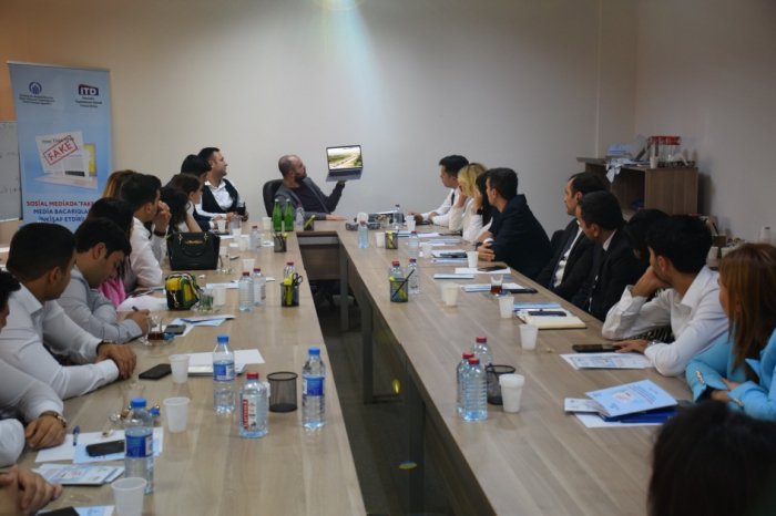    “Sosial Mediada “Fake Off”: media bacarıqlarının inkişaf etdirilməsi” adlı layihəsinə start verildi  
