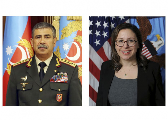   Azerbaijani defense minister, US official discuss situation in the region  
 
 
 