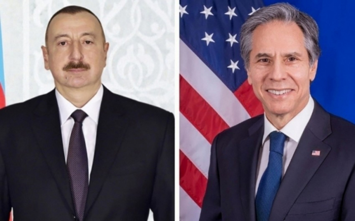   Antony Blinken rief den Präsidenten Aserbaidschans Ilham Aliyev an  