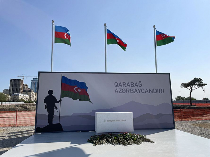  Azerbaijani Defense Ministry leadership visits Victory Park under construction -  VIDEO  