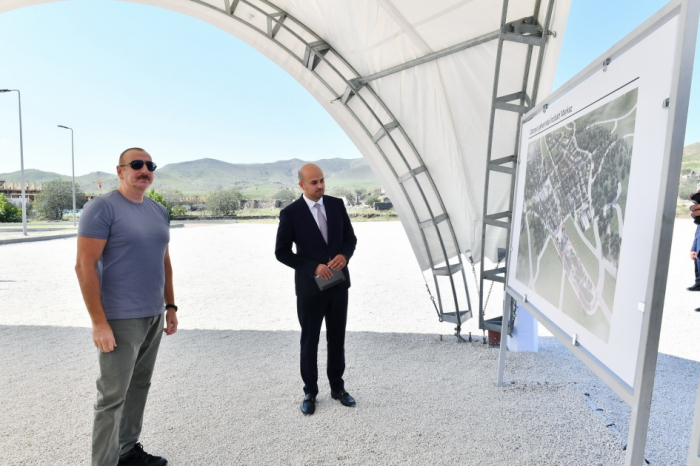  Le président Ilham Aliyev effectue une visite à Djabraïl - Mise à Jour
