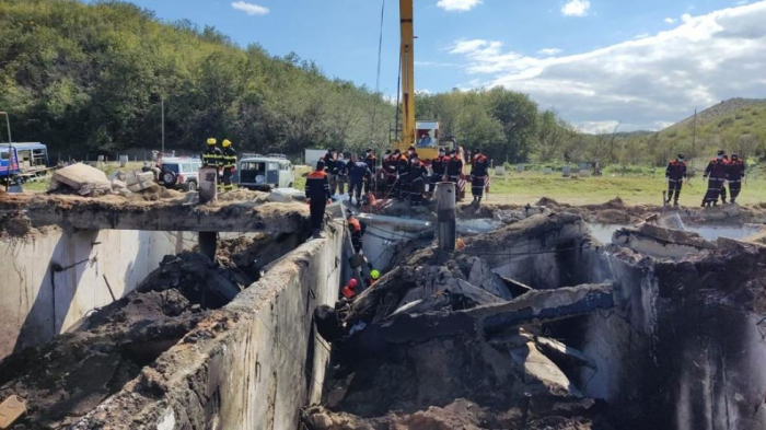 Azerbaijan continues search & rescue operations following gas station blast in Khankendi