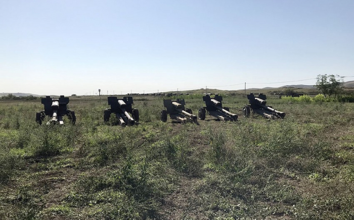  Azerbaijani MoD shares footage of seized artillery pieces in Khojavend -  VIDEO  