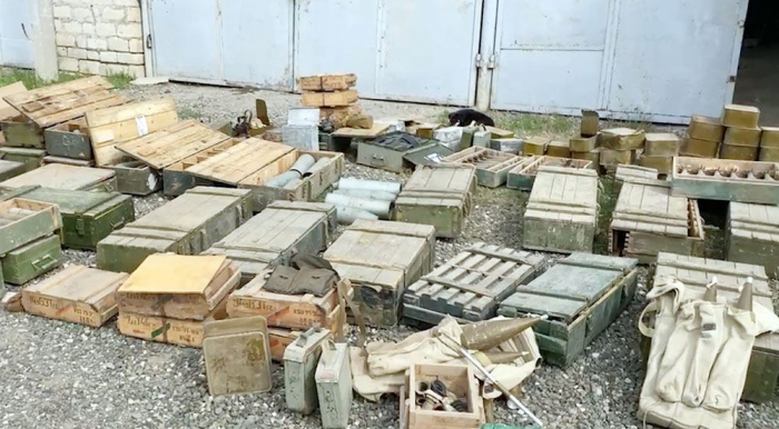  Azerbaijan confiscates ammunition, military equipment in Aghdara -  VIDEO   