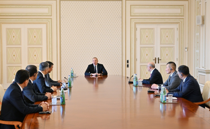  President Ilham Aliyev receives ministers of Turkic states participating in events held in Baku 