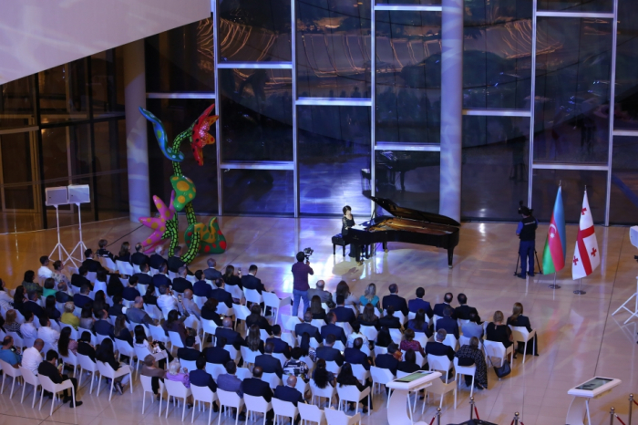 Heydar Aliyev Center hosts concert of famous pianist Elisso Bokvadze