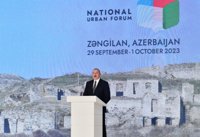   President Ilham Aliyev announces date of first residents’ return to Zangilan city  