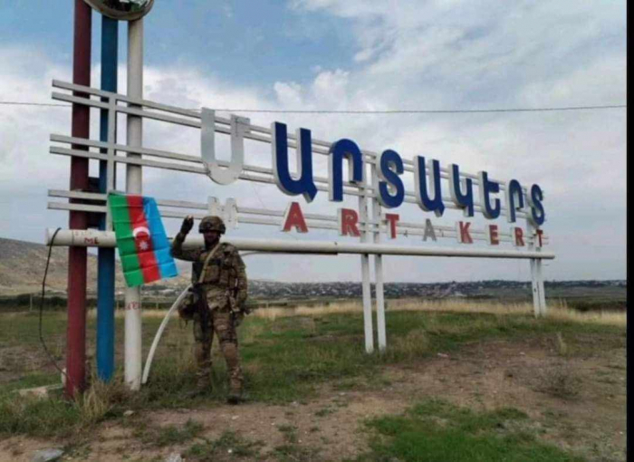  La bandera de Azerbaiyán fue izada en Aghdara  