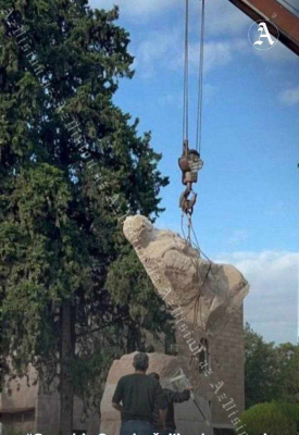   El monumento de Monte Melkonyan en Khojavand fue demolido    