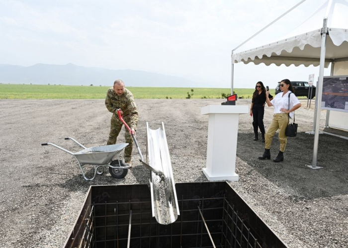   Presidente Aliyev sentó las bases de la aldea de Alibeyli de Zangilan  