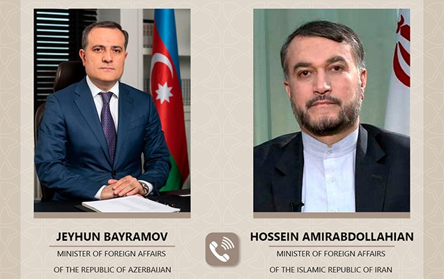 Bayramov iranlı həmkarı ilə danışdı