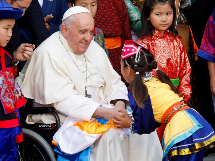 Arrivée du pape François en Mongolie, première visite d