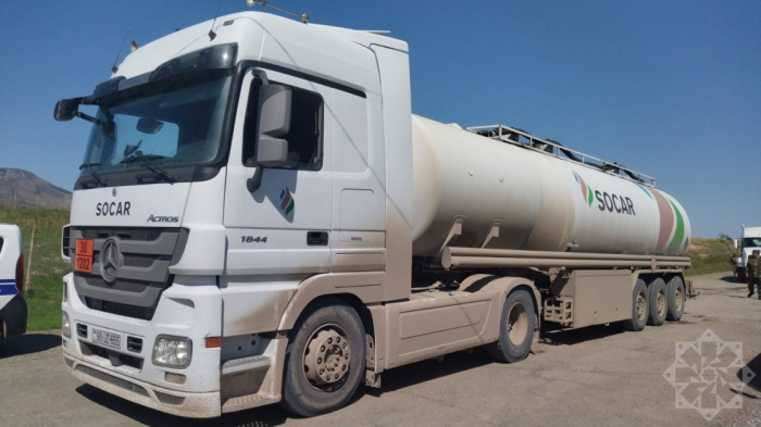 Azerbaijan sends one more fuel truck to Khankendi