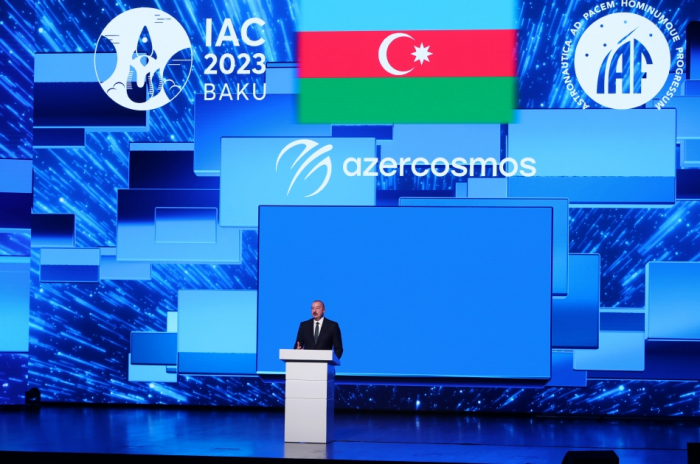   Le 74ème Congrès international d’astronautique contribuera au développement de l’industrie spatiale et des hautes technologies en Azerbaïdjan (Ilham Aliyev)  