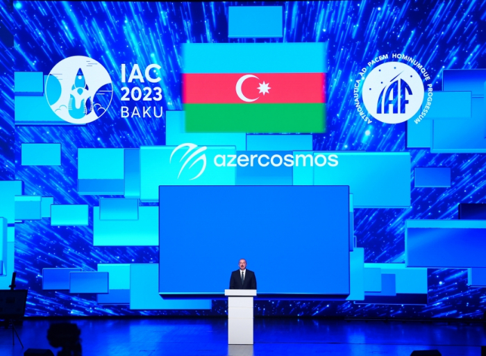 Le président Aliyev assiste à la cérémonie d’ouverture du 74e Congrès international d’astronautique à Bakou - VIDEO