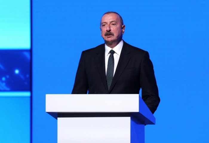     Präsident Ilham Aliyev:   Wir setzen unsere Bemühungen zur Entwicklung der Raumfahrtindustrie in Aserbaidschan fort  