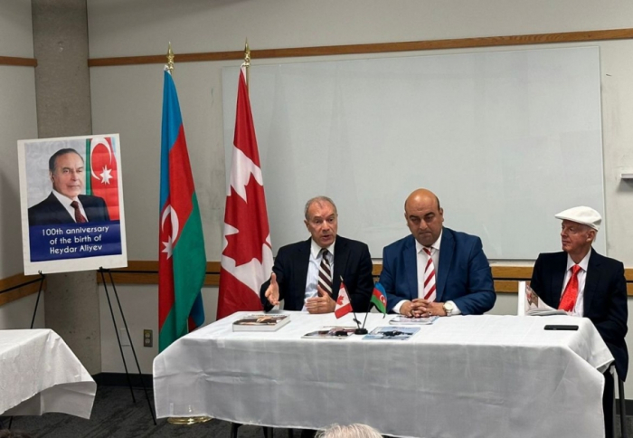 Canada hosts presentation of book titled “100 moments of Heydar Aliyev