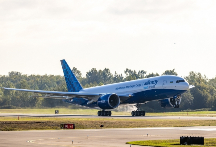 Inaugural flight of Silk Way West Airlines