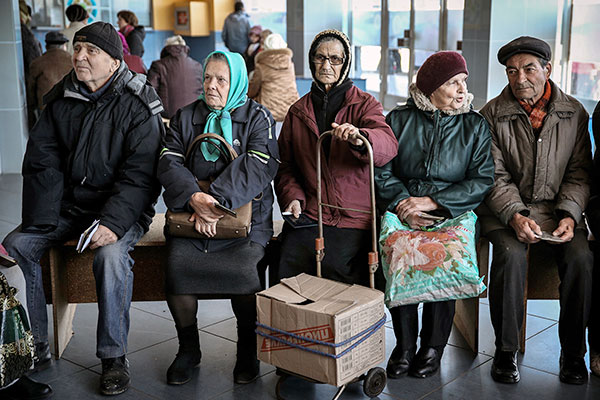 Rusiyada pensiyaçıların sayı bir ilə   1,1 milyon artıb   