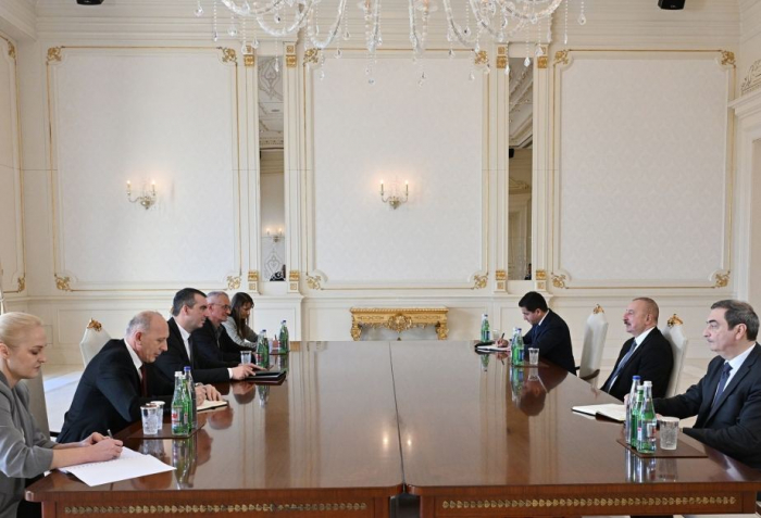  President Ilham Aliyev receives speaker of Serbia