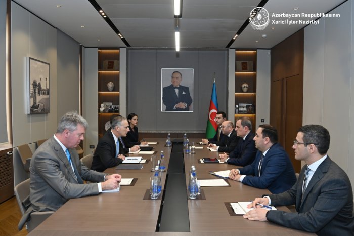 Ceyhun Bayramov ABŞ-ın Qafqaz üzrə baş müşaviri ilə görüşüb