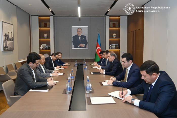 Azerbaijani FM discusses regional situation with Iranian deputy FM