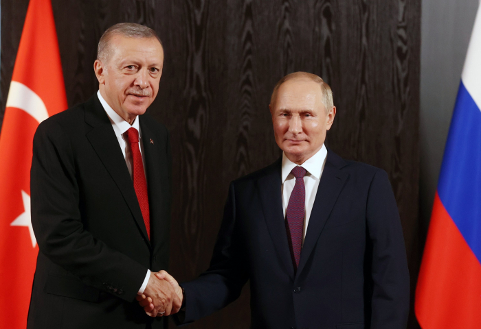 Turkish, Russian presidents hold phone talks 