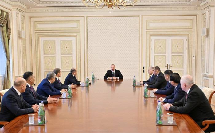   Ilham Aliyev empfing die Leiter der Sicherheits- und Sonderdienste der GUS-Staaten   - FOTO    