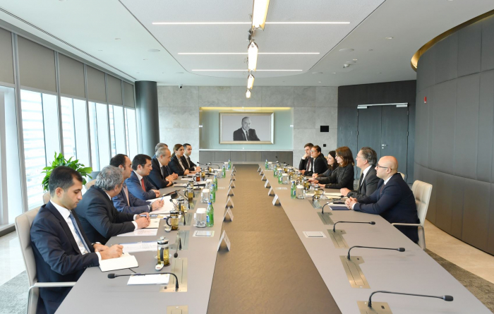  Azerbaijani Ministry of Economy holds meeting with representatives of OECD and WB 