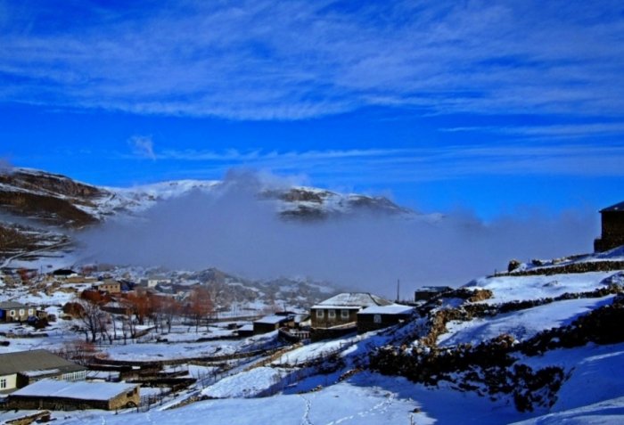    Quba və Qusara qar yağıb   