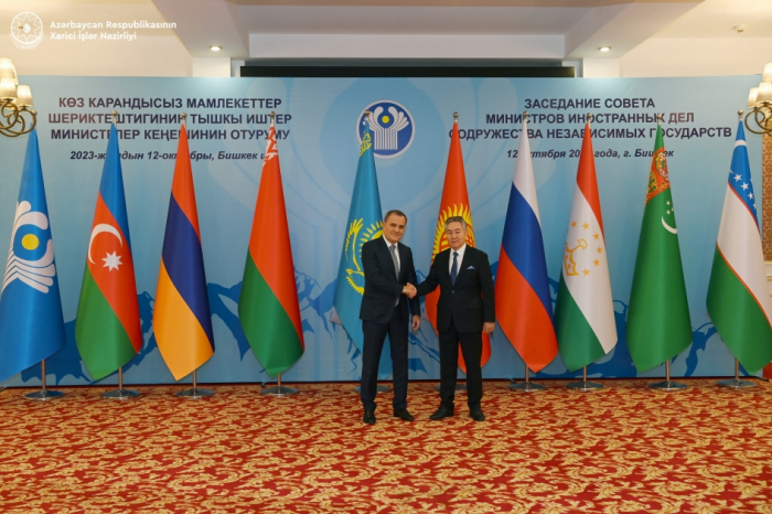   Azerbaijani FM delivers speech at meeting of CIS Council of Foreign Ministers in Kyrgyzstan   