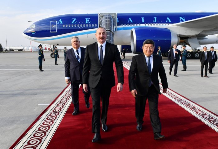    Prezident Qırğızıstana gedib -  FOTO    