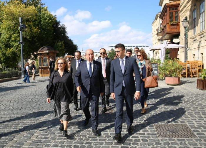 President of Turkish Republic of Northern Cyprus visits Icherisheher