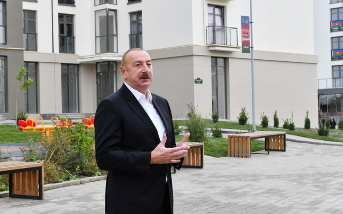   Ilham Aliyev:  „Wahrscheinlich werden die Kondalanchay-Reservoirs bis Ende des Jahres in Betrieb genommen“ 