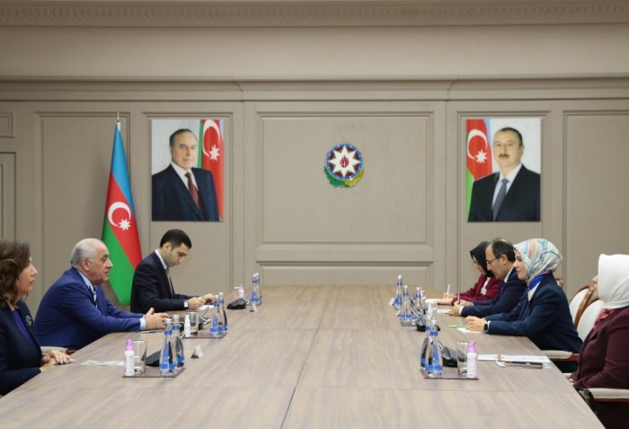 Əli Əsədov türkiyəli nazirlə görüşdü