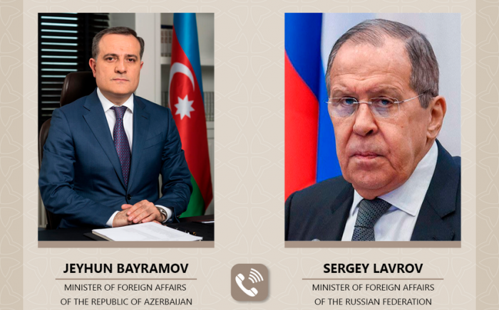  Azerbaijani, Russian foreign ministers hold phone talks  