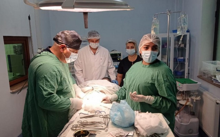   Azerbaijani doctors perform first surgical operation in Khankendi  