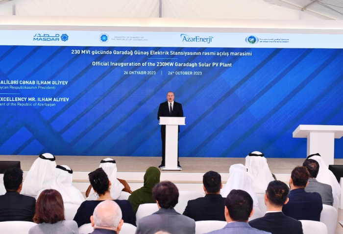   Ilham Aliyev: Among our plans is to work actively with our partners to create Caspian-EU energy corridor  