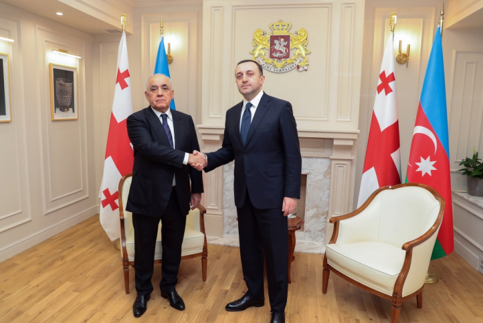   Azerbaijani PM holds meeting with his Georgian counterpart  