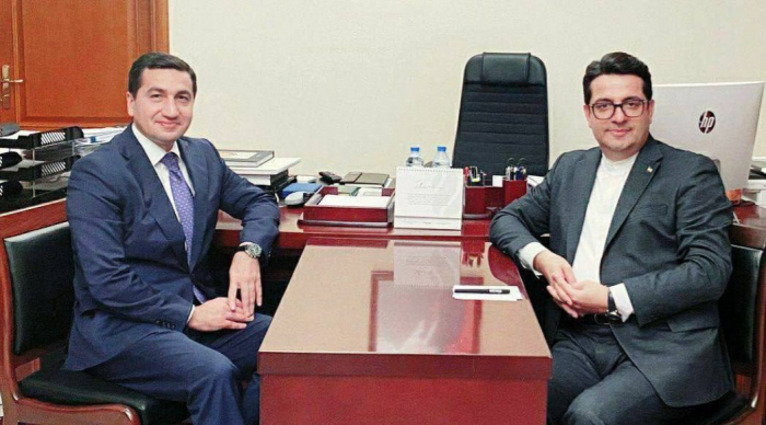   Hikmet Hajiyev discusses bilateral relations with Iranian ambassador  