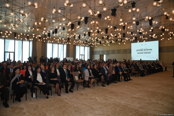 Baku hosts grand opening of first Music Forum dedicated to 100th anniversary of Heydar Aliyev