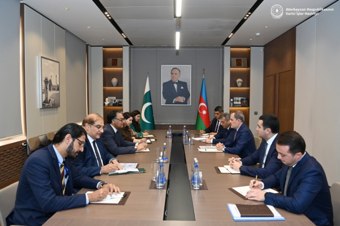 Azerbaijani, Pakistani FMs discuss strategic cooperation, regional situation 